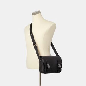 Coach Leather Track Crossbody NWT black